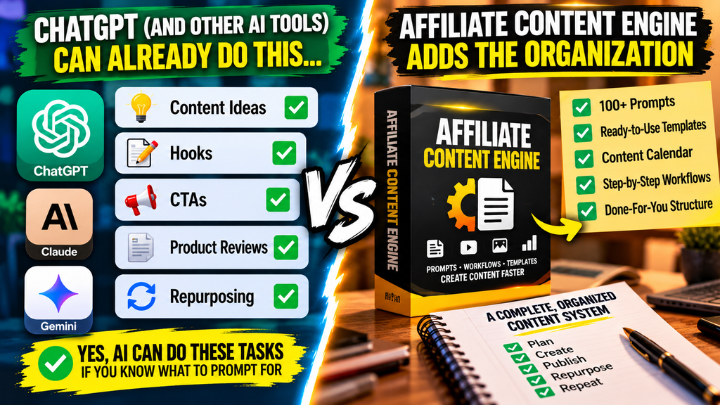 Affiliate Content Engine vs ChatGPT What Are You Really Paying For