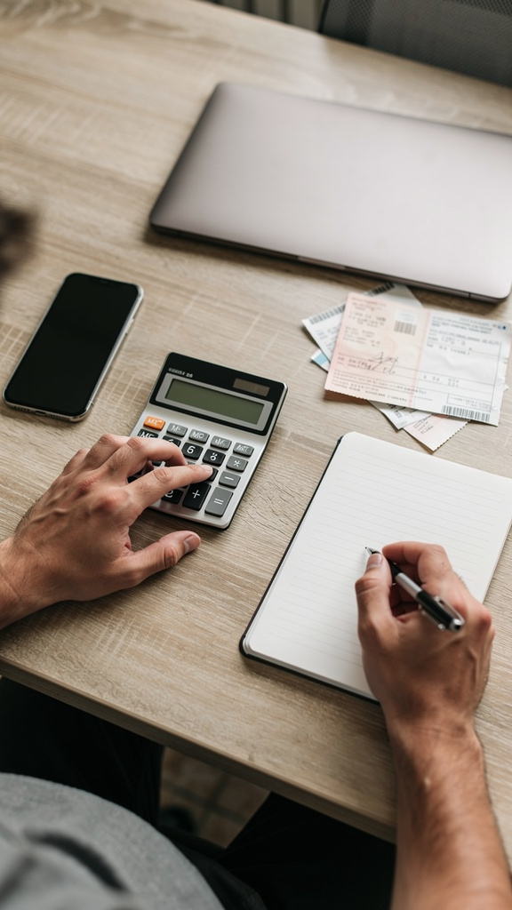 Person calculating whether upgrading a paid AI plan is worth the additional subscription cost.